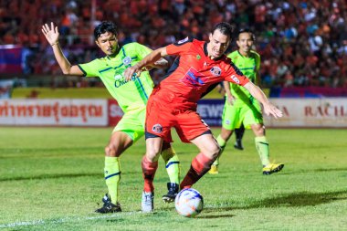 SISAKET THAILAND-SEPTEMBER 12: Lyuben Nikolov of Sisaket FC. (or