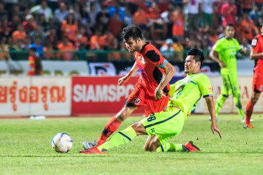 SISAKET THAILAND-SEPTEMBER 12: Victor Amaro of Sisaket FC. (oran