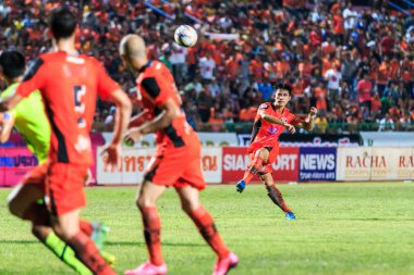SISAKET THAILAND-SEPTEMBER 12: Chompoo Sangpo of Sisaket FC. (or