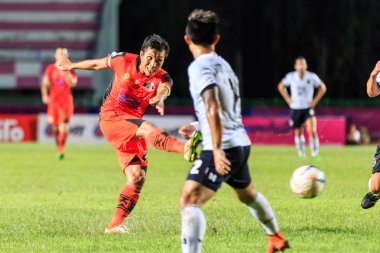 SISAKET THAILAND-SEPTEMBER 16: Tatree Seeha of Sisaket FC. (oran