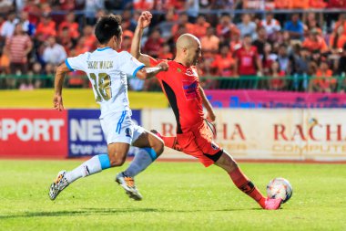 Sisaket Tayland-20 Eylül: Sisaket Fc Mohsen Bayatinia. (