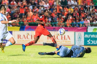 SISAKET THAILAND-SEPTEMBER 20: Adefolarin Durosinmi of Sisaket F