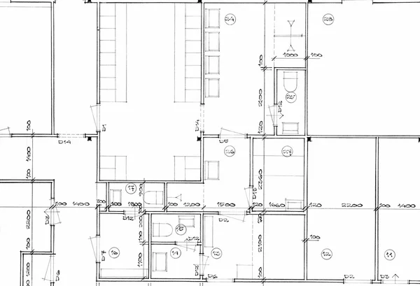 Blueprint - mimari arka plan — Stok fotoğraf