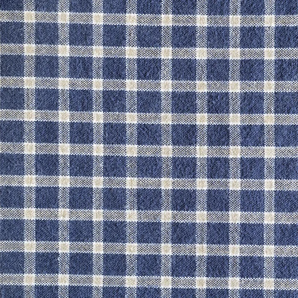 Padrão de toalha de mesa de gingham azul e branco — Fotografia de Stock