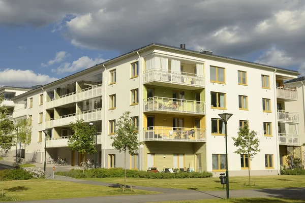 Swedish apartment Block — Stock Photo, Image