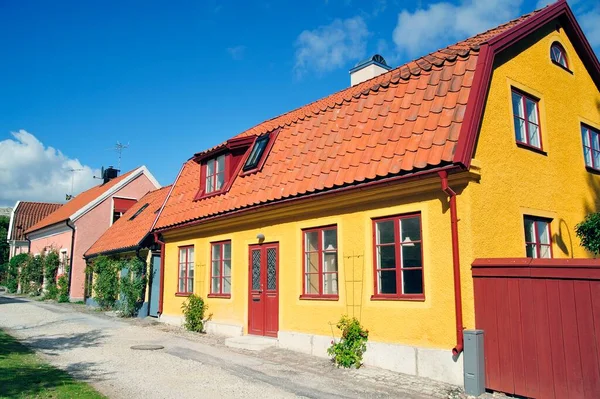 Visby Sommer Gotland Schweden — Stockfoto