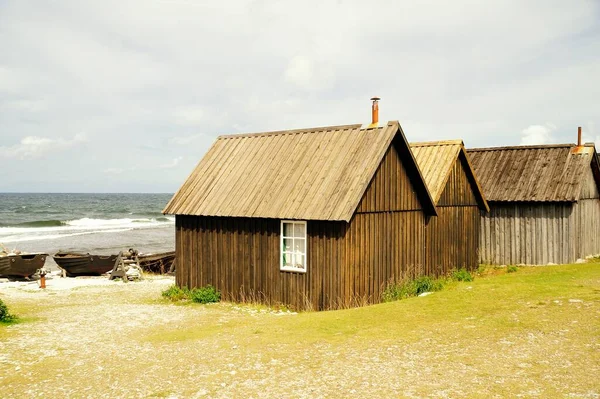 Gamla Fiskebyn Östersjön Gotland Sverige — Stockfoto