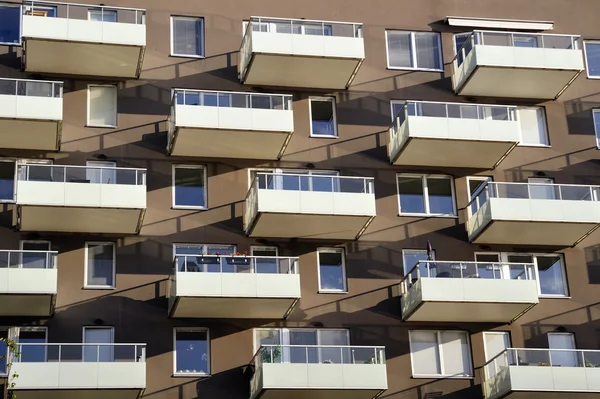 Apartamento moderno Edifícios — Fotografia de Stock