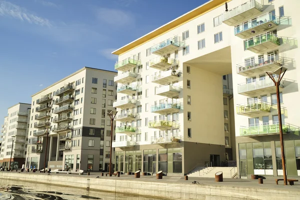 Moderne Mehrfamilienhäuser — Stockfoto