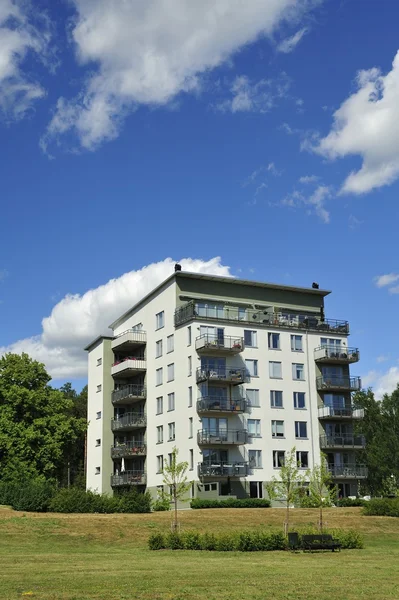 Apartamento moderno Edifícios — Fotografia de Stock