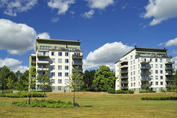 Modern lägenhet byggnader — Stockfoto