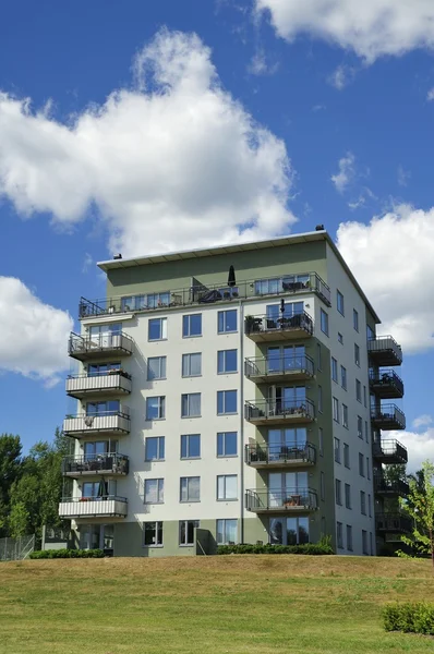 Moderne appartementengebouwen — Stockfoto