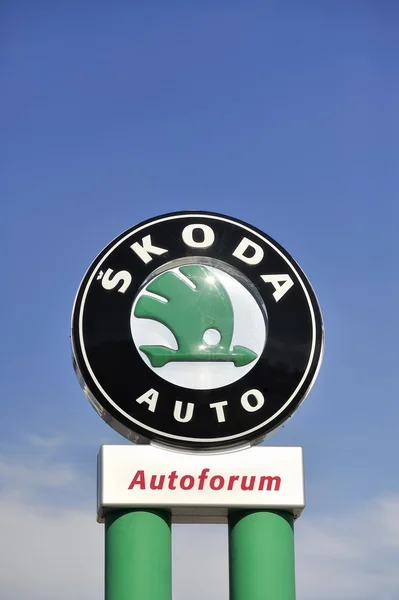 Signo skoda — Fotografia de Stock