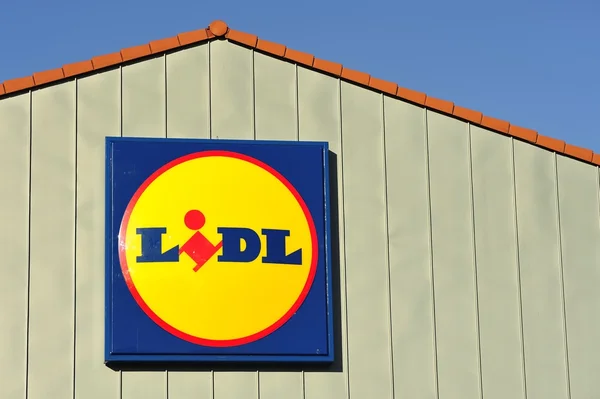 Sinal de lidl — Fotografia de Stock