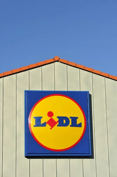 Sinal de lidl — Fotografia de Stock