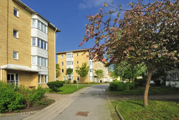 Mehrfamilienhäuser — Stockfoto