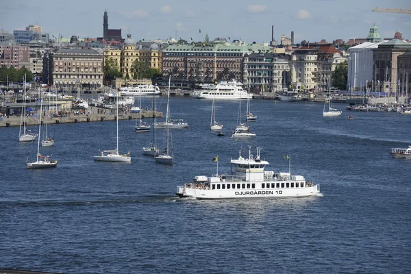 Fähre in Stockholm — Stockfoto