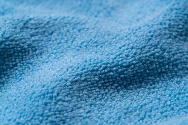 Kleidung Stoff Blaue Textur Hintergrund Nahaufnahme Von Stoff Textile Oberfläche — Stockfoto