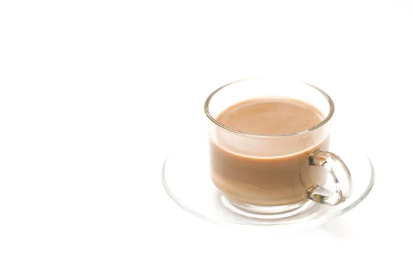 Tazza di caffè su sfondo bianco — Foto Stock