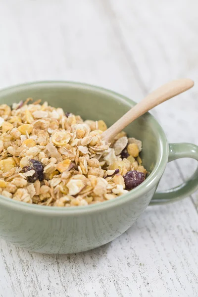 Bowl of cornflakes — Stock Photo, Image