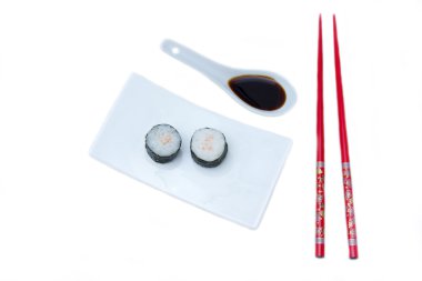 Yukarıda da görüleceği karides ile Maki