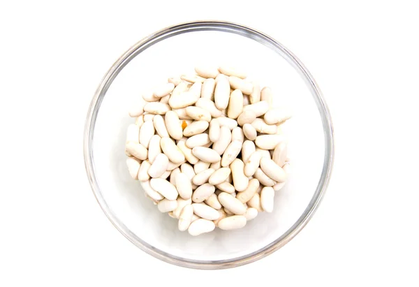 Kacang putih dalam mangkuk — Stok Foto