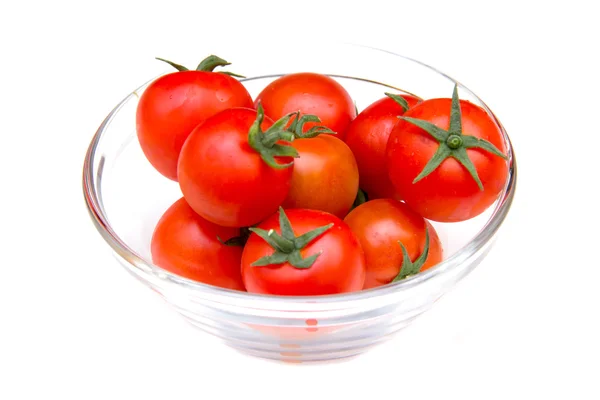 Pomidor na miski — Zdjęcie stockowe