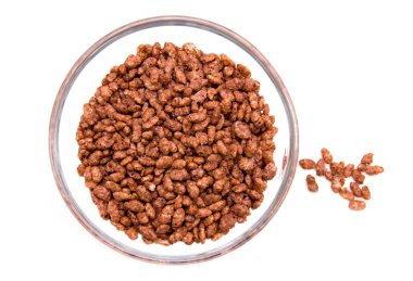 Mısır gevreği tabağı üstte