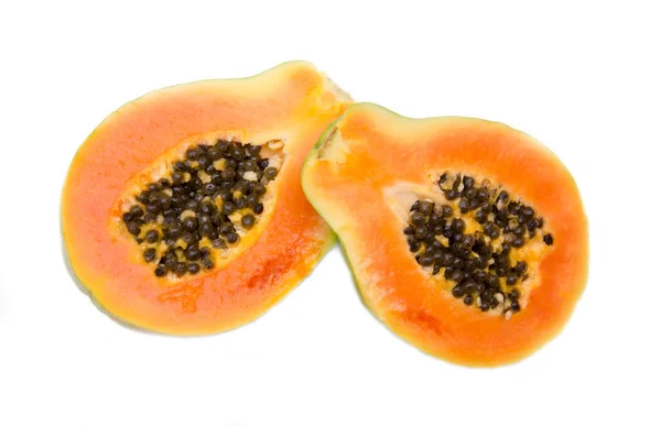 Papaya yukarıdan — Stok fotoğraf