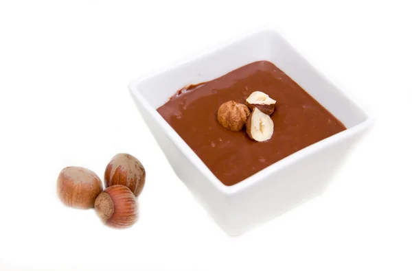 Chocolate con avellanas —  Fotos de Stock