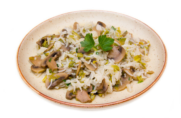 Mushroom risotto