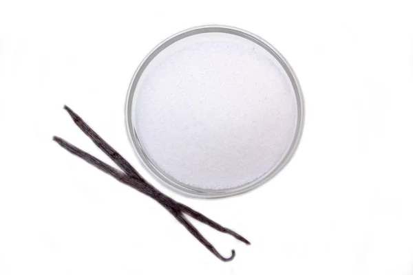 Zucker Vanille von oben — Stockfoto