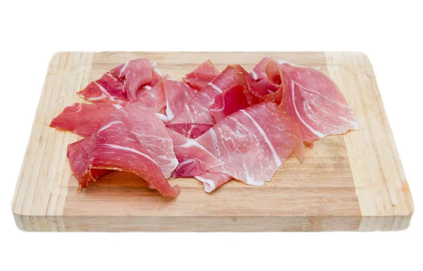 Ham on cutting board — Stock Photo, Image