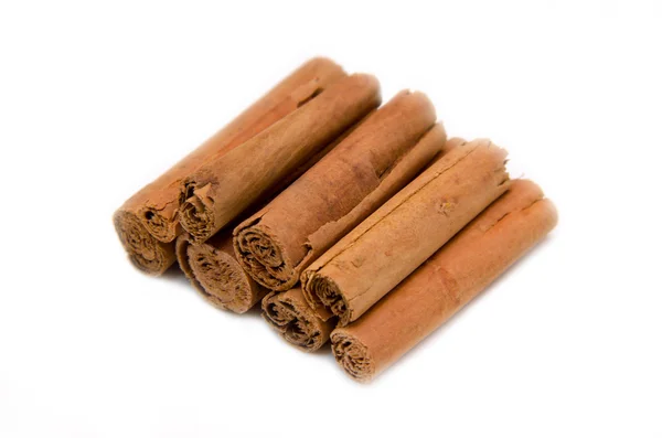 Cinnamon sticks on white — Stock Photo, Image