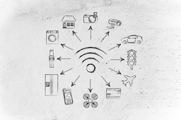 Concept of internet of things — Stock Photo, Image