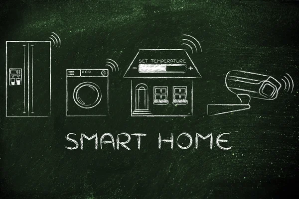 concept of Smart home technology