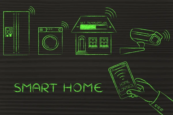 Concetto di Smart home — Foto Stock