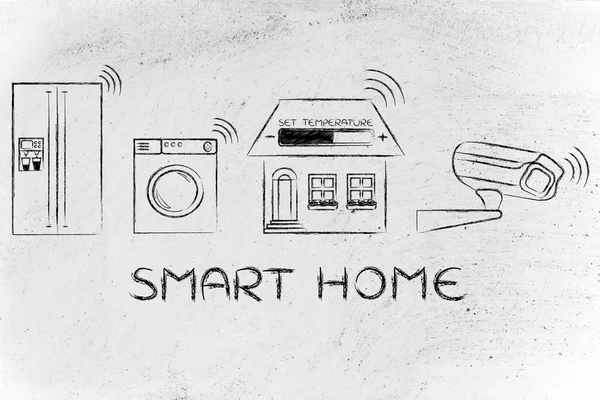 concept of Smart home technology