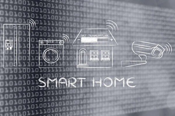 concept of Smart home technology