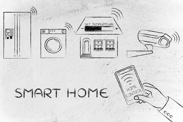 Concept van Smart home — Stockfoto