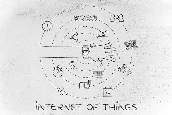 Concept of internet of things — Stock Photo, Image