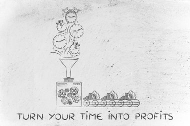 kavramı çevirmek zaman içine kar