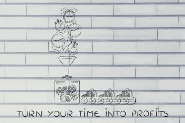 kavramı çevirmek zaman içine kar