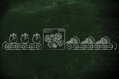 sikke ve banknot kronometreleri Torna Makinesi