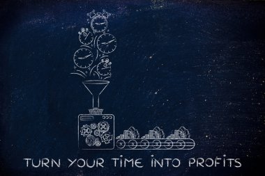 kavramı çevirmek zaman içine kar