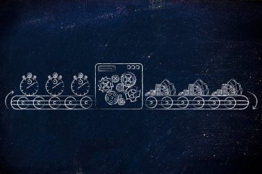 sikke ve banknot kronometreleri Torna Makinesi