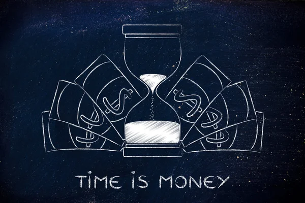 El concepto de tiempo es dinero —  Fotos de Stock