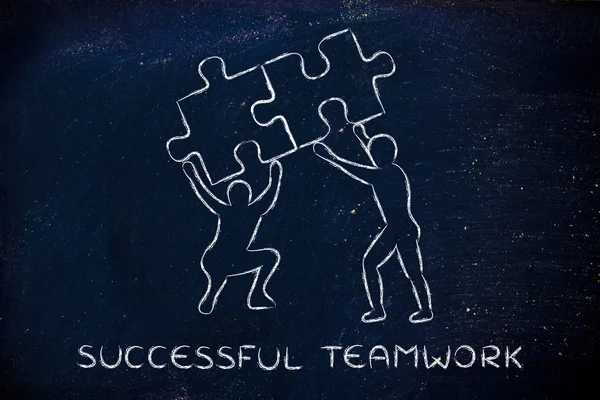 Konzept erfolgreicher Teamarbeit — Stockfoto