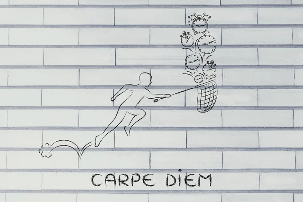 Carpe diem kavramı — Stok fotoğraf