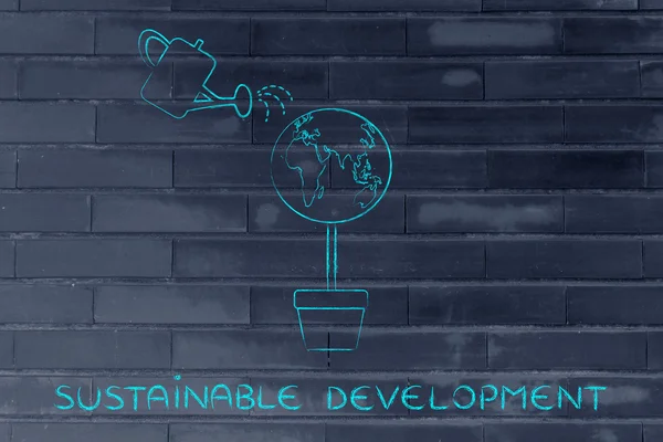 Concept of sustainable development — Stock Photo, Image